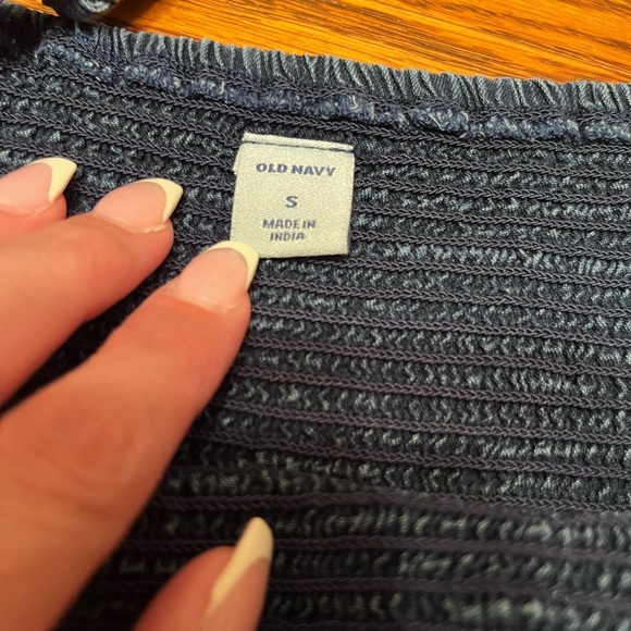 Old Navy Blue Smocked Maxi Dress Size S - Picture 9 of 9